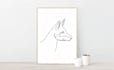 draw your pets single line art