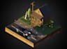 create 3d isometric renders