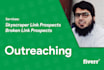 find guest posting prospects and do outreach
