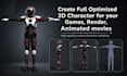 do awesome 3d character modeling , rigging and 3d model rig game