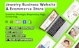 design jewelry website and an ecommerce store that sells