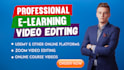 educational and online course video for any online e learning platform