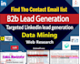 do lead generation with complete web search