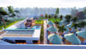 design any garden, backyard, front yard, pool, rooftop garden and render