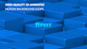 send you a high quality 3d motion background of animated cubes