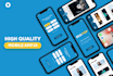 create mobile app UI and web UI design