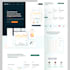 do responsive food and fintech website  landing page in figma adobe xd