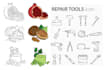 create vector icons flat cartoon or lineart