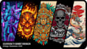 design a custom t shirt design for your clothing brand