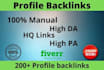 do profile backlinks for your website seo