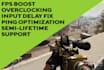optimize, overclock your PC for gaming, streaming warzone, valorant, fortnite