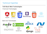 develop your web app through front and back end