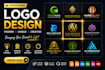 design a modern minimalist logo and powerful brand identity