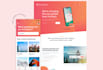 design a stunning, modern and unique website UI