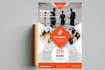 design any one page flyer within 24 hours