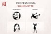 create custom silhouette from your photo for logo or portrait