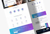 do modern psd landing page and website design