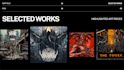 draw dark art horror for metal album cover