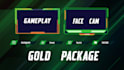 design stream overlay for twitch, obs , youtube ,etc