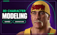 model 3d characters for game and animation
