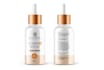 design minimal and clean label, box packaging