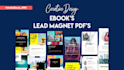 design creative ebook and lead magnet pdfs