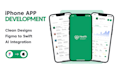 do ios app development in swift, flutter mobile app development, ai app creation