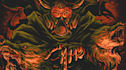 draw metal cover album and heavy metal illustration dark art