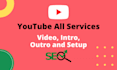 create youtube channel, logo, video, SEO and develop content