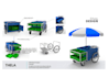 sketch new ideas and make a 3d model for your product