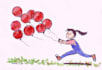 create hand drawn cute character and illustration