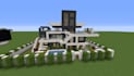 build a minecraft modern house
