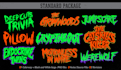 design custom made halloween, horror styled logo