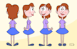 make cartoon character design and concept art