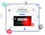 design a high converting saas landing page UI in figma
