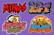 do custom hand lettering, signature or graffiti typography logo, t shirt design