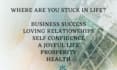 identify and clear blocks to get you unstuck