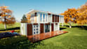 3d model shipping container homes, restaurants and offices
