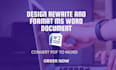 do formatting and layout your microsoft word  document within 24hr