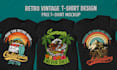 design retro vintage and custom tshirt design