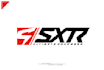 single modern clean automotive racing logo
