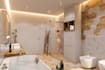 deliver a stunning 3d render of your bathroom design in photoreal quality
