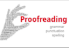 proofread,edit, check grammar, punctuation and spelling in 24 hours