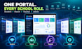 build a complete school management system and website