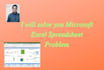 do any excel spreadsheet projects and assignments