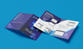 create a smart bifold design for business promotion