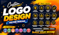 do minimalist logo design vector tracing, redraw, and recreate