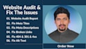 do website audit and fix the on page SEO issues