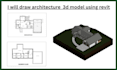 draw architecture  3d model using revit and lumion rendering
