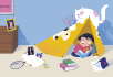 draw a colorful children book illustration